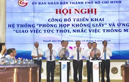 TP.HCM triển khai mô hình "Phòng họp không giấy" và "Giao việc tức thời - nhắc việc thông minh"