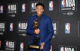 Giannis Antetokounmpo giành danh hiệu Cầu thủ xuất sắc nhất NBA 2018 - 2019