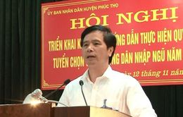 Cách tất cả chức vụ trong Đảng của Bí thư Huyện ủy Phúc Thọ, TP Hà Nội