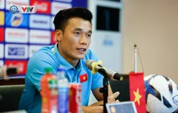 Thủ môn Bùi Tiến Dũng rất vui khi được bầu làm đội trưởng U23 Việt Nam