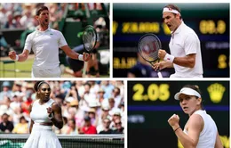 Lịch thi đấu chung kết Wimbledon 2019: Djokovic so tài Federer, Halep đối đầu Serena!