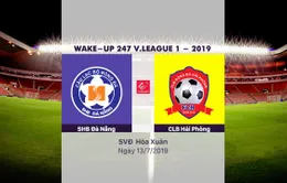 VIDEO Highlights: SHB Đà Nẵng 1-1 CLB Hải Phòng (Vòng 15 Wake-up 247 V.League 1-2019)