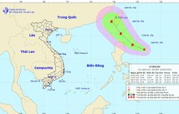 Xuất hiện áp thấp nhiệt đới gần biển Đông