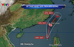 Xuất hiện áp thấp nhiệt đới trên Biển Đông, khả năng mạnh thành bão