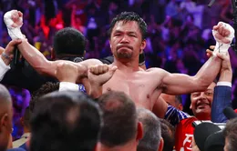 "Pacman" Manny Pacquiao giành đai vô địch hạng bán trung ở tuổi 40
