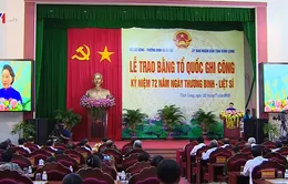 “Luôn khắc ghi công lao của các bậc cách mạng tiền bối, anh hùng liệt sỹ”