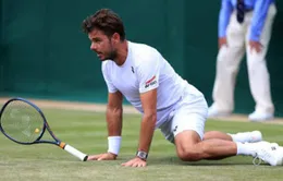 Wimbledon 2019: Wawrinka gục ngã trước đối thủ cao 2m11