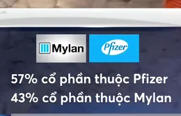 Thương vụ sáp nhập của "đại gia" Pfizer với hãng dược phẩm Mylan