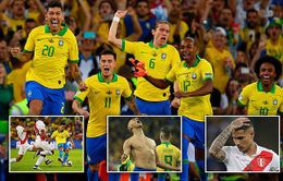 ẢNH: Jesus nhận thẻ đỏ, Brazil vẫn vô địch Copa America sau 12 năm chờ đợi