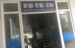 Tạm ngừng hoạt động hệ thống lọc máu chạy thận ở Bệnh viện Hữu nghị đa khoa Nghệ An