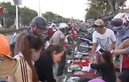 Quảng Nam: Lấn đường họp chợ gây mất trật tự an toàn giao thông