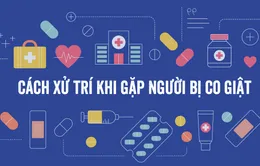 INFOGRAPHIC: Cách xử trí khi gặp người bị co giật