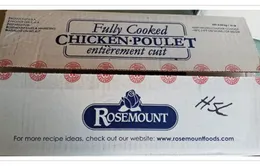 Canada thu hồi sản phẩm thịt gà hiệu Rosemount do nghi nhiễm khuẩn Listeria