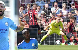 Bournemouth 1-3 Man City: Aguero lập cú đúp, The Citizens "phả hơi nóng" vào Liverpool