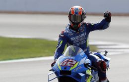 Moto GP: Alex Rins giành chiến thắng kịch tính tại GP Anh