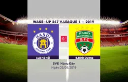 VIDEO Highlights: CLB Hà Nội 2-1 Becamex Bình Dương (Vòng 19 Wake-up 247 V.League 1-2019)