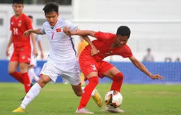 U15 Việt Nam lội ngược dòng ngoạn mục để giành chiến thắng 2-1 trước U15 Myanmar