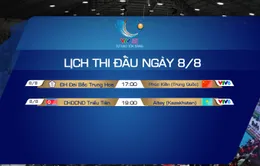 Lịch thi đấu và trực tiếp VTV Cup Tôn Hoa Sen 2019 hôm nay, ngày 8/8: ĐH Đài Bắc Trung Hoa - Phúc Kiến (Trung Quốc), CHDCND Triều Tiên - Altay (Kazakhstan)