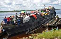 Chìm thuyền làm hơn 60 người chết và mất tích tại CHDC Congo