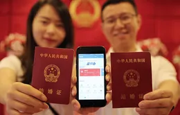 Trung Quốc cho phép đăng kí kết hôn online qua… ứng dụng Alipay