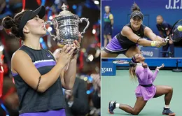 Nữ tay vợt 19 tuổi Bianca Andreescu lên ngôi vô địch giải Mỹ mở rộng 2019