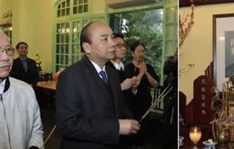 Thủ tướng dâng hương, tưởng nhớ các đồng chí lãnh đạo tiền bối của Đảng, Nhà nước