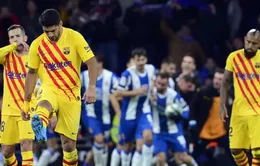 Espanyol 2-2 Barcelona: Barcelona bị cầm hòa trong trận derby Catalan