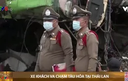 Thái Lan: Xe khách va chạm tàu hỏa