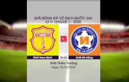 VIDEO Highlights: DNH Nam Định 1-0 SHB Đà Nẵng (Vòng 2 Giai đoạn 2 V.League 2020, nhóm B)