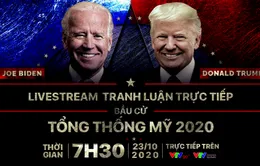 VIDEO Phiên tranh luận cuối cùng giữa Donald Trump và Joe Biden