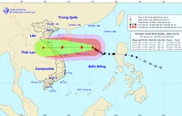 Bão số 8 đang trong giai đoạn mạnh nhất