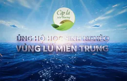 Cùng "Cặp lá yêu thương" ủng hộ trẻ em nghèo vùng lũ