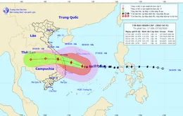Vùng ảnh hưởng bão số 9 đã chuyển sang trạng thái nguy hiểm hơn