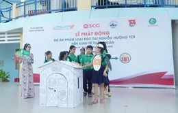 Khởi động dự án phân loại rác tại nguồn ở trường tiểu học