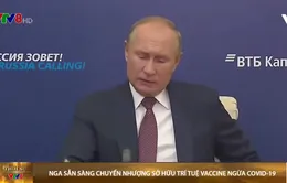 Tổng thống Putin tuyên bố sẵn sàng chuyển nhượng quyền sở hữu trí tuệ vắcxin ngừa COVID-19