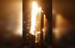 Cháy lớn thiêu rụi tòa nhà 33 tầng ở Hàn Quốc