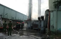 Cháy lớn tại cụm công nghiệp Khắc Niệm (Bắc Ninh), 3 công nhân bị thương