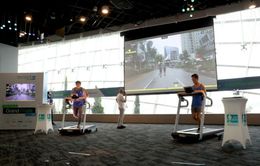 Giải marathon trực tuyến sử dụng công nghệ AR và đường đua ảo tại Singapore