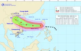 Bão Vamco vào Biển Đông trở thành cơn bão số 13, sức gió giật cấp 15