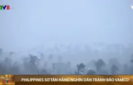 Philippines sơ tán hàng nghìn dân để tránh bão Vamco