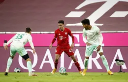 Bayern Munich 1-1 Werder Bremen: Bayern suýt thua trên sân nhà