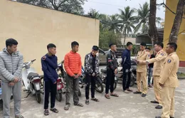 Triệu tập nhóm thanh thiếu niên đua xe, bốc đầu ở Thanh Hóa