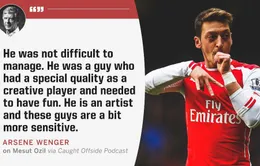 HLV Wenger tiết lộ bí quyết giúp Mesut Ozil phát huy tài năng