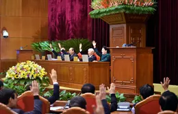 Trung ương biểu quyết nhất trí rất cao nhân sự tham gia Bộ Chính trị, Ban Bí thư khóa mới