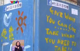 Tủ lạnh cộng đồng cung cấp đồ ăn miễn phí ở Hong Kong (Trung Quốc)