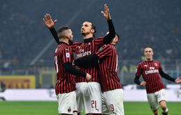 Zlatan Ibrahimovic thiết lập cột mốc ấn tượng trong màu áo AC Milan