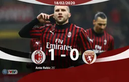 AC Milan giành chiến thắng tối thiểu trên sân nhà