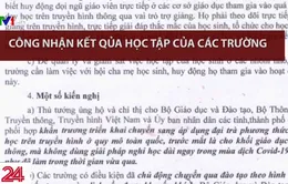 Hiệp hội các trường Đại học, Cao đẳng đề xuất dạy học trên truyền hình