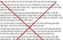 Phạt 12,5 triệu đồng nam thanh niên đăng tin chữa COVID-19 sai sự thật