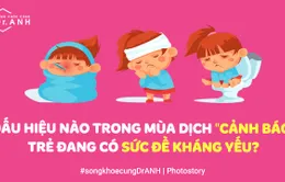 Dấu hiệu nào "cảnh báo" trẻ đang có sức đề kháng yếu trong mùa dịch?